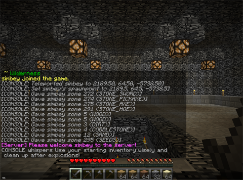 Welcome to Simbey's Minecraft Server!